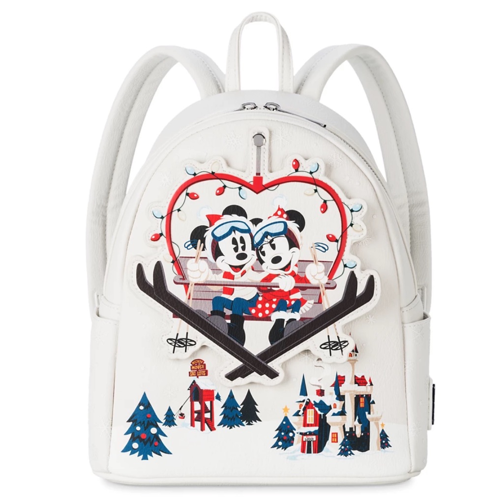Loungefly Disney Mickey & Minnie Holiday Mini Backpack